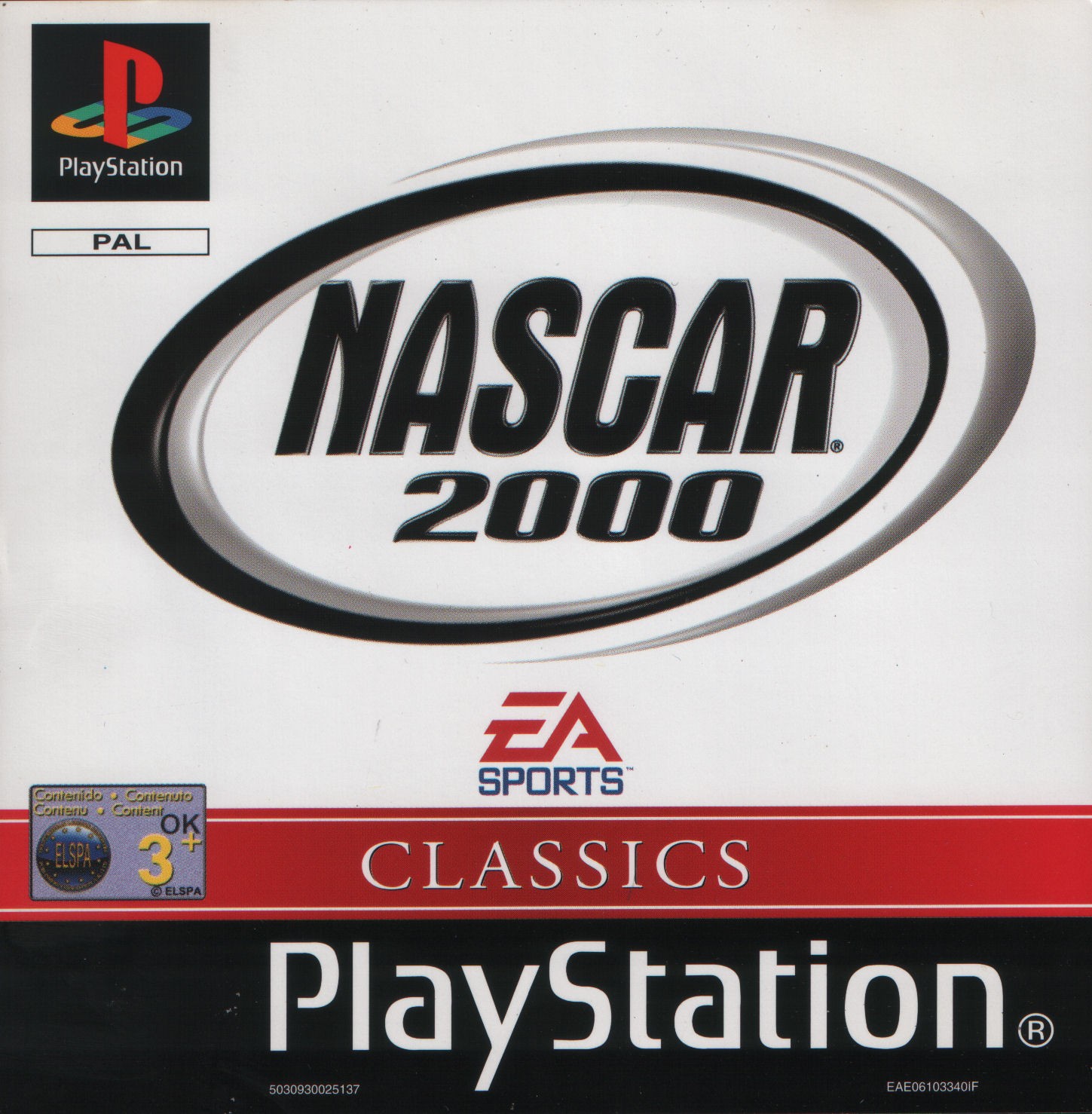 Portada de NASCAR 2000 · EU