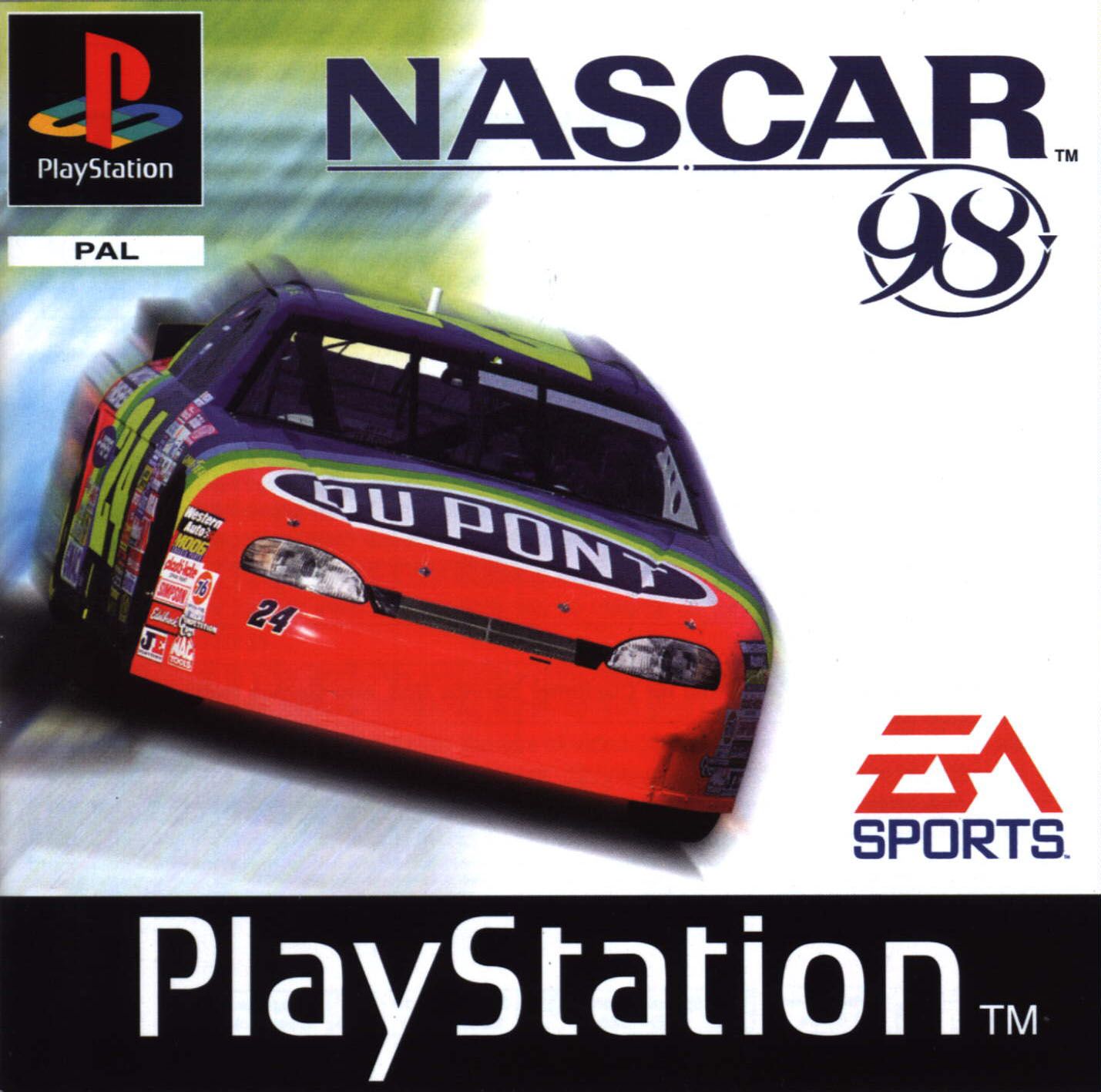Portada de Nascar 98 · PAL Europa
