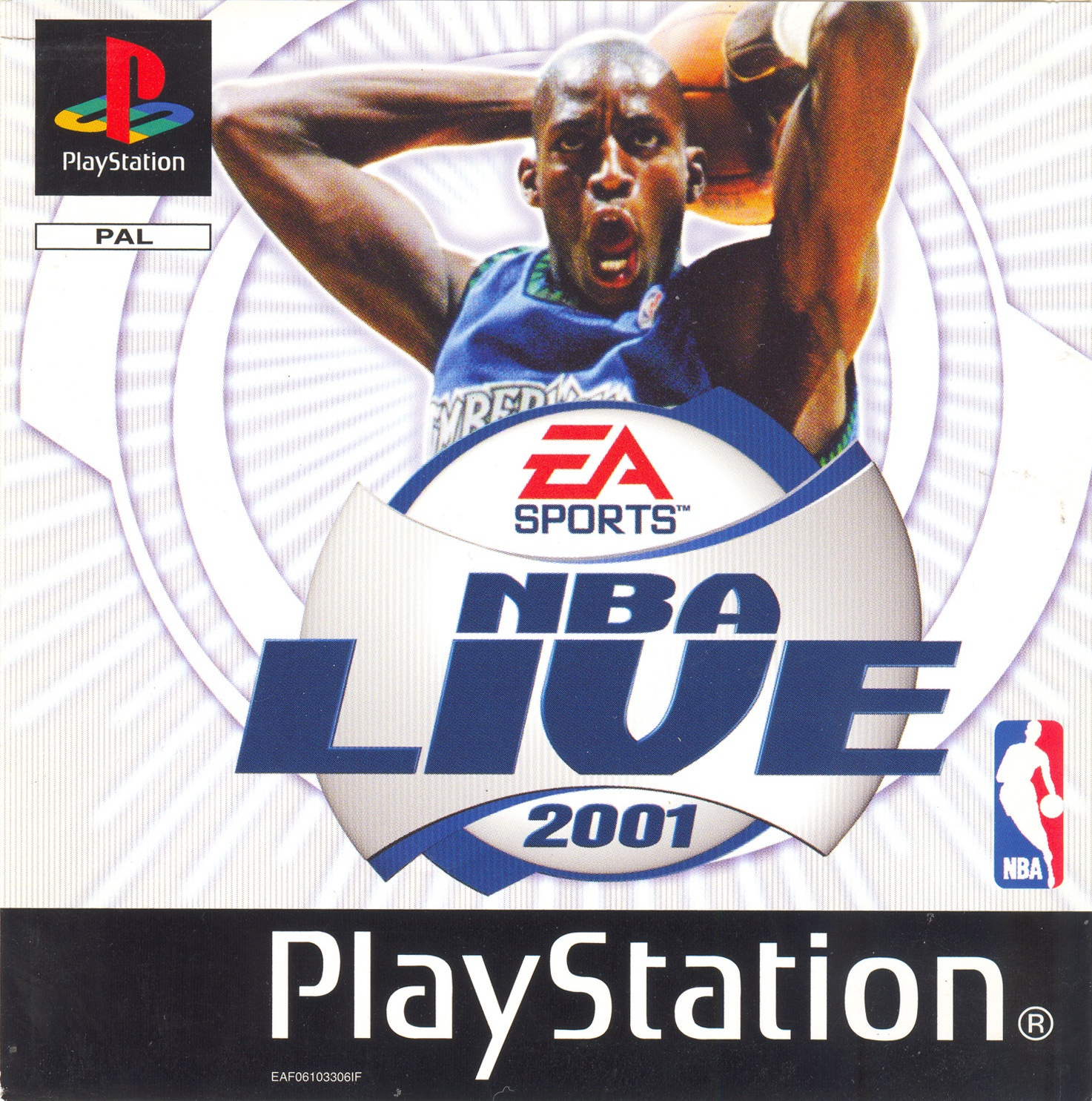 Portada de NBA Live 2001 · PAL Francia