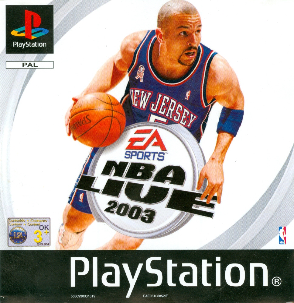 Portada de NBA Live 2003 · PAL Europa