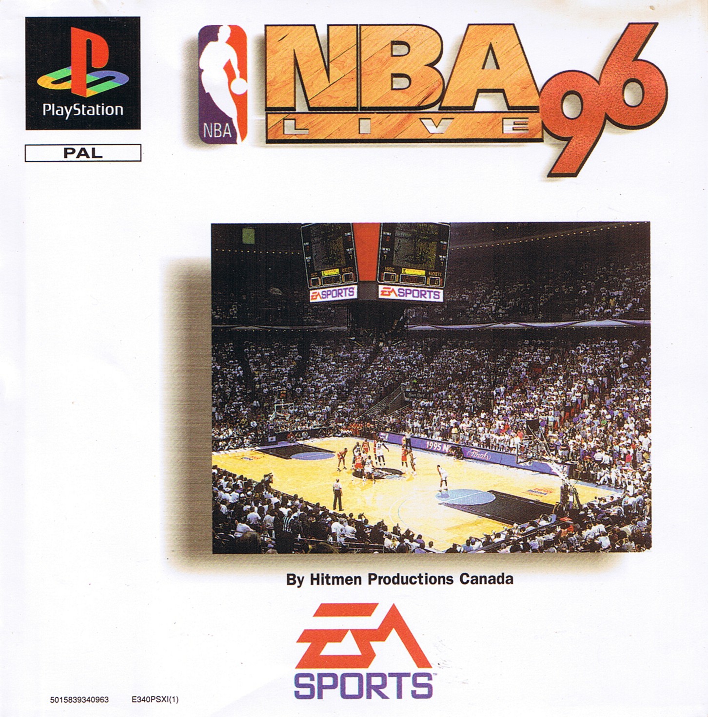 Portada de NBA Live 96 · EU