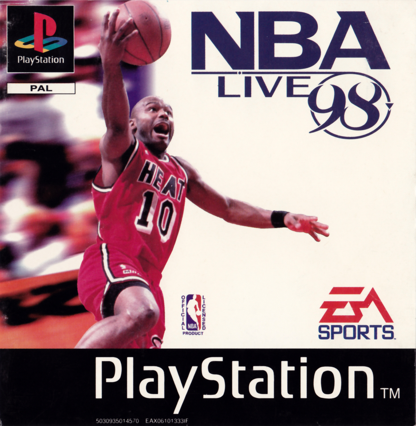 Portada de NBA Live 98 · PAL Europa