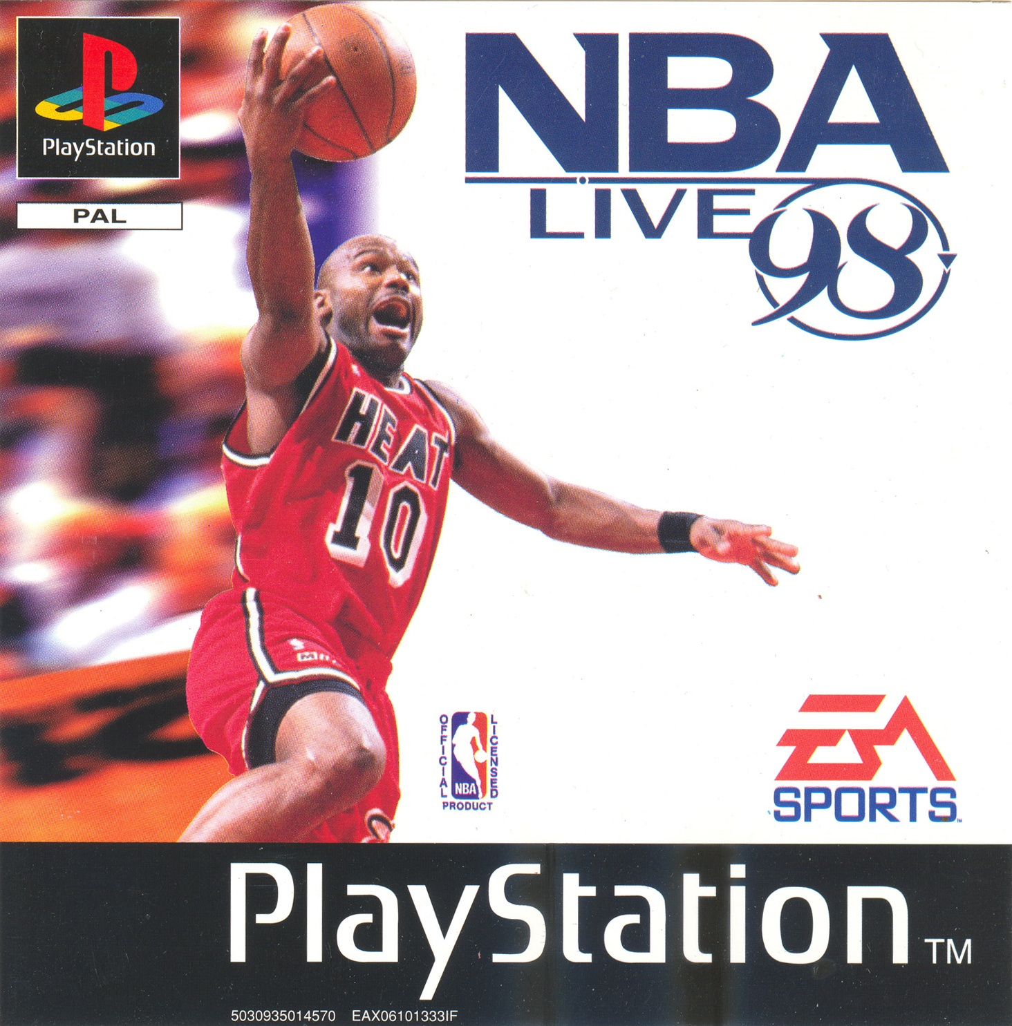Portada de NBA Live 98 · PAL Francia