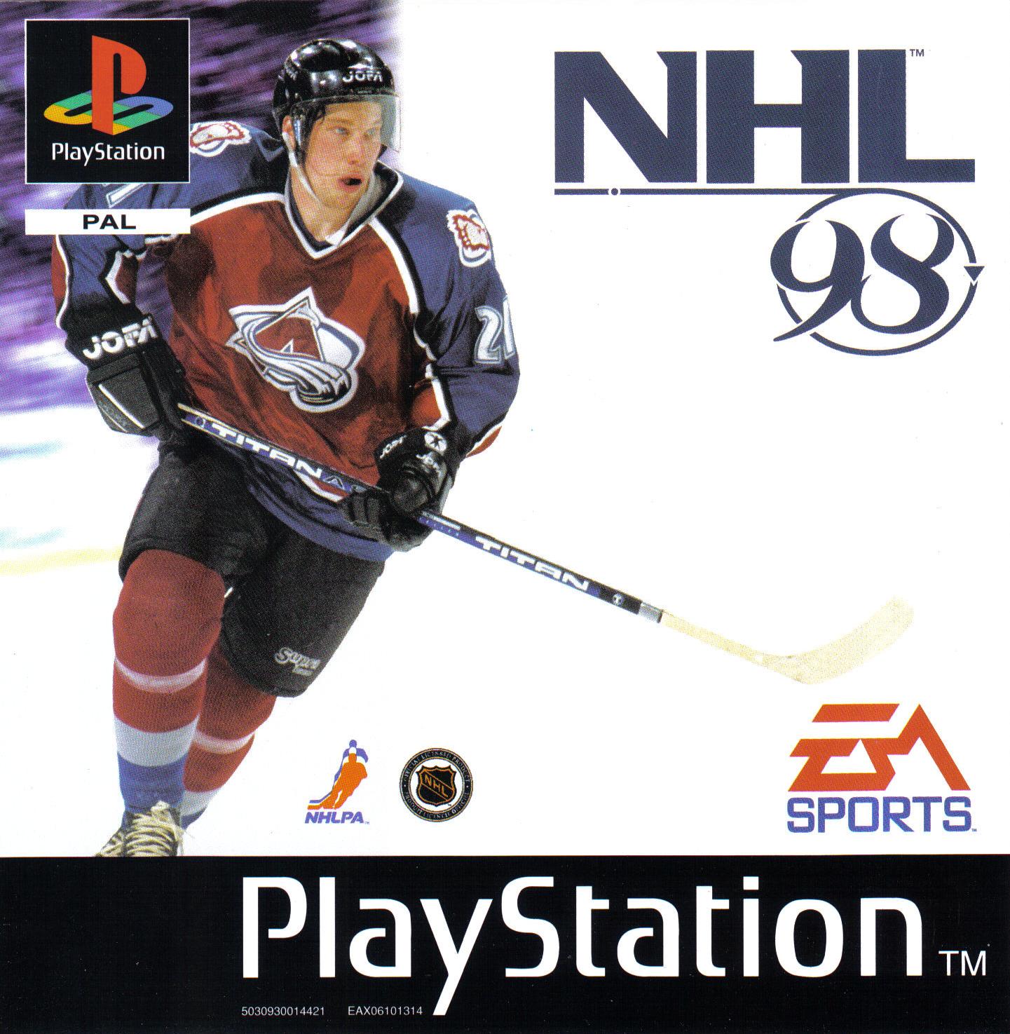 Portada de NHL 98 · PAL Europa