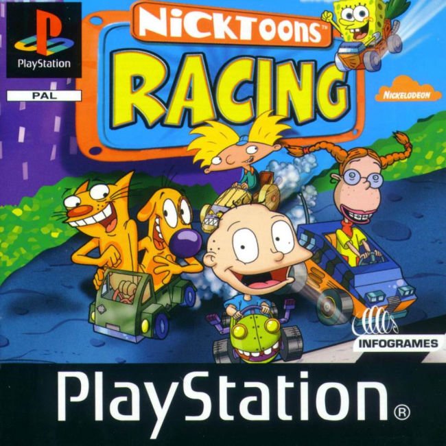 Portada de Nicktoons Racing · PAL Europa