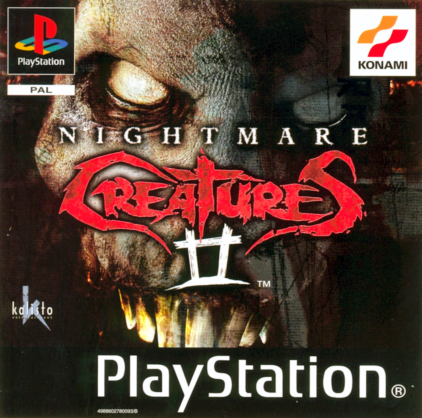Portada de Nightmare Creatures II · PAL Europa