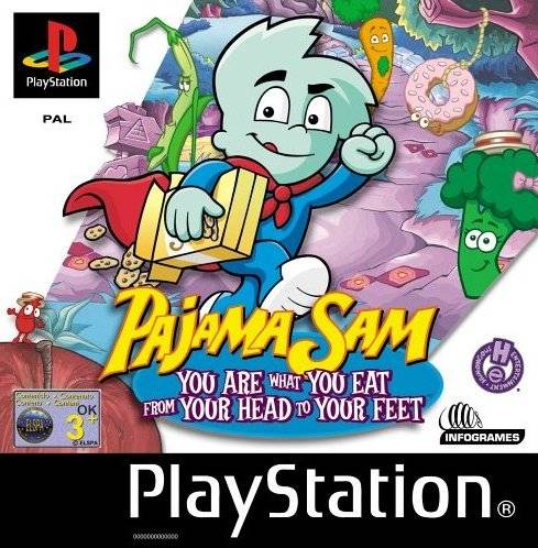 Portada de Pajama Sam - You Are What You Eat From Your Head to Your Feet · EU