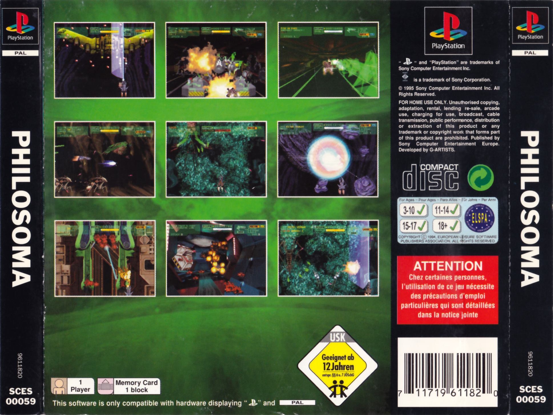 Contraportada de Philosoma · EU