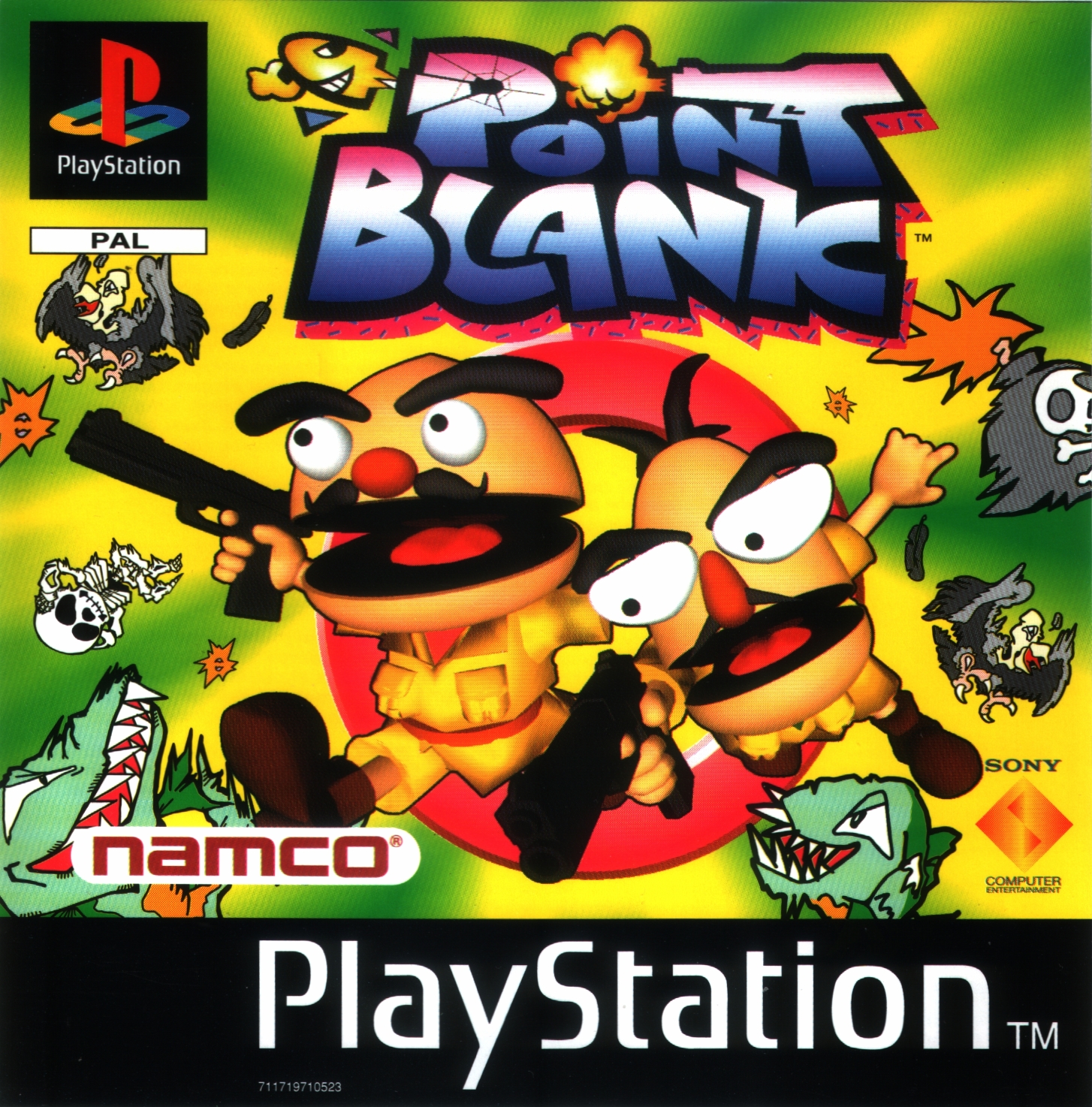 Portada de Point Blank · PAL Europa