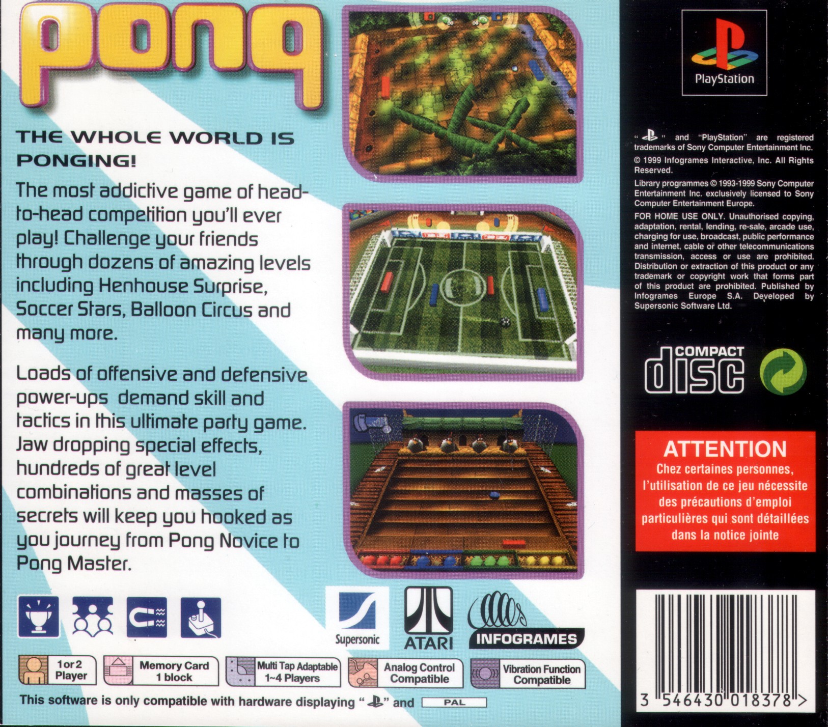 Contraportada de Pong · EU