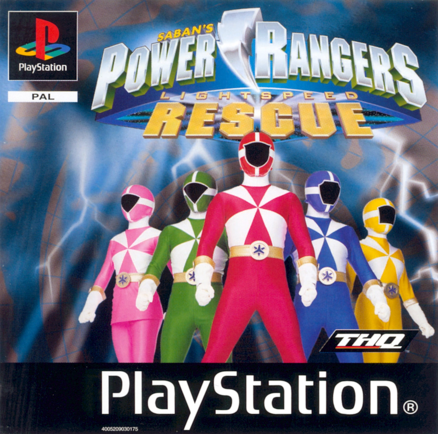 Portada de Power Rangers Lightspeed Rescue · EU
