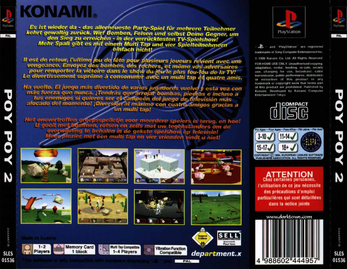 Contraportada de Poy Poy 2 · EU