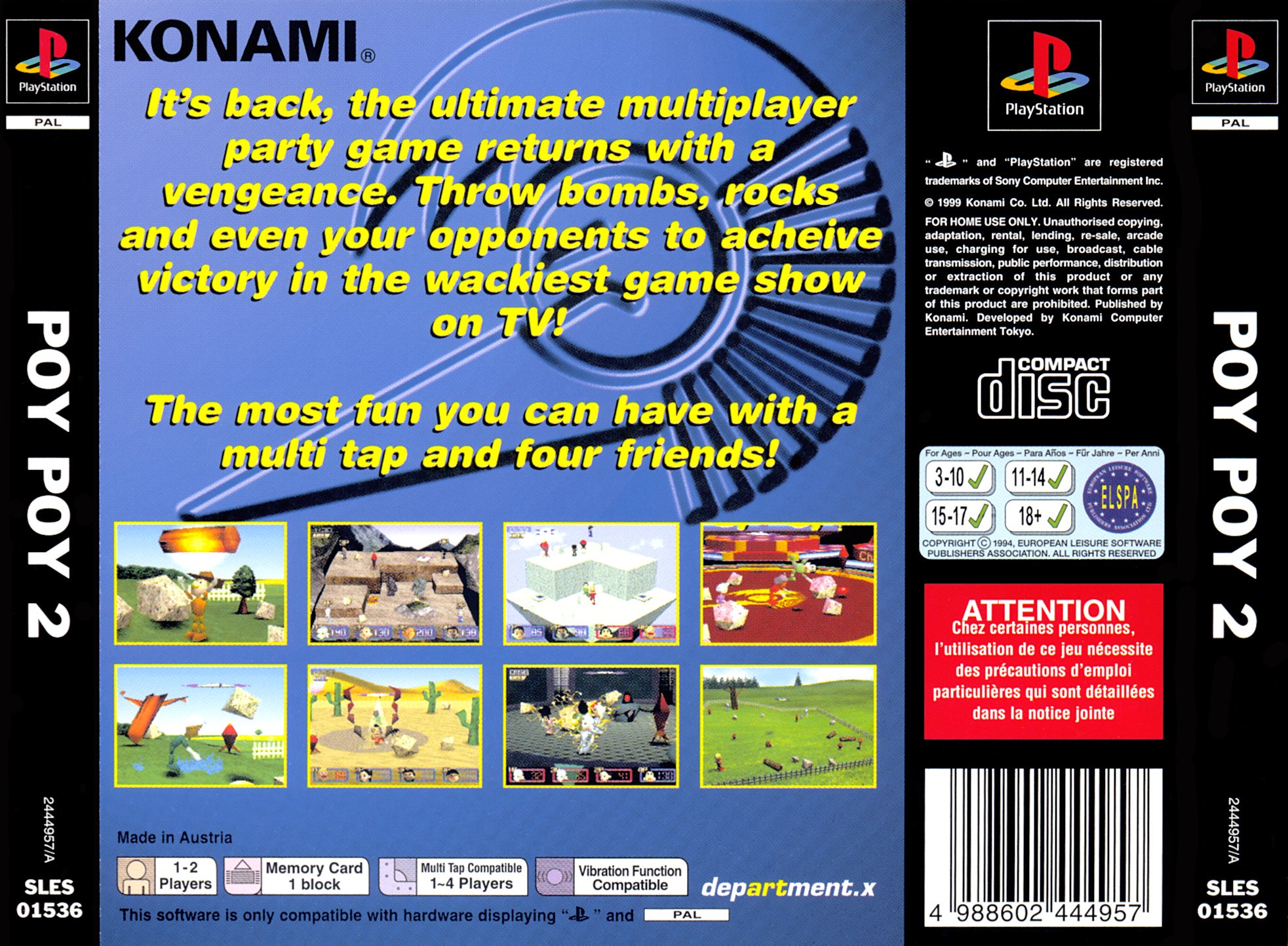 Contraportada de Poy Poy 2 · EU