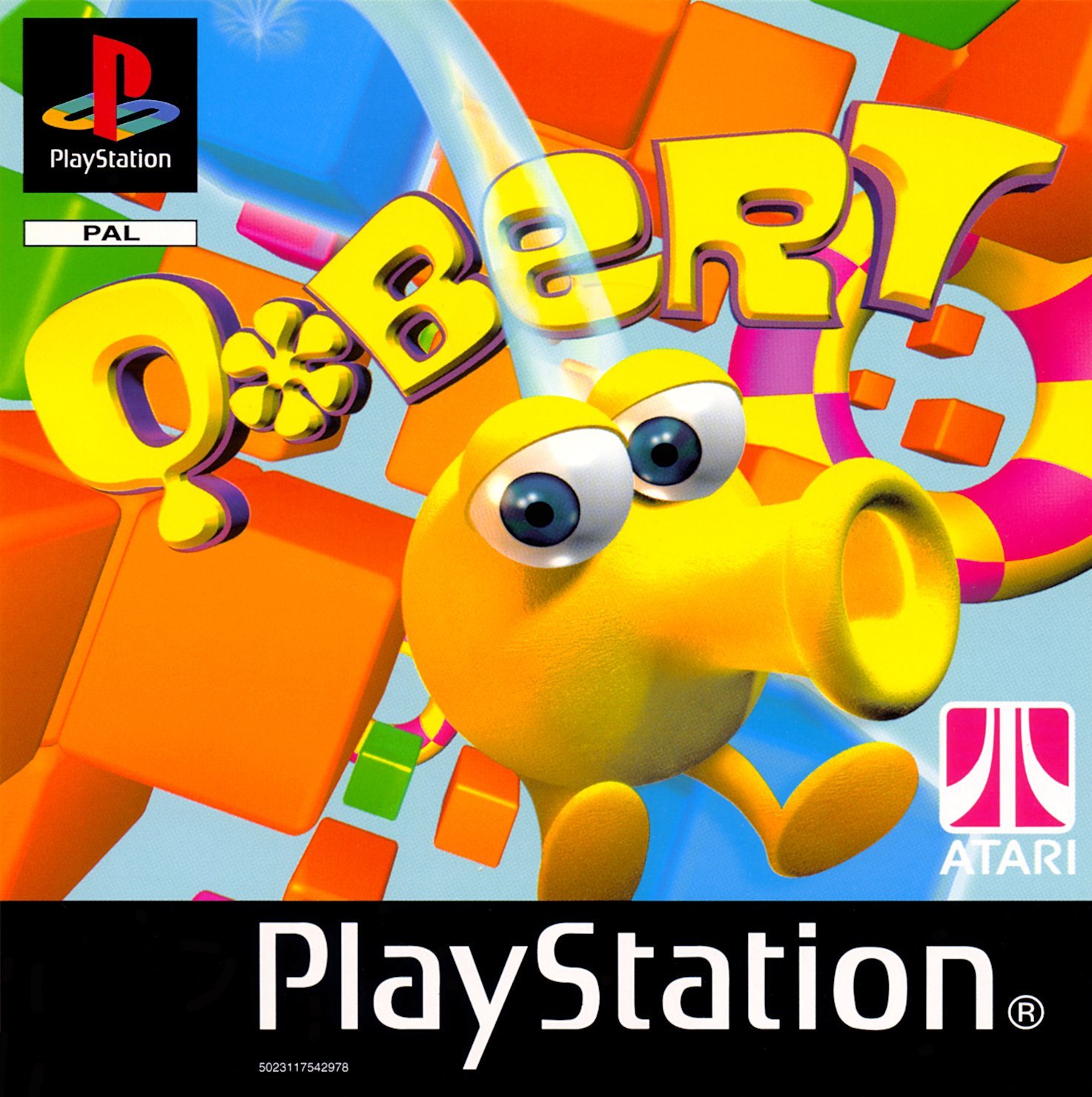 Portada de Q*bert · PAL Europa