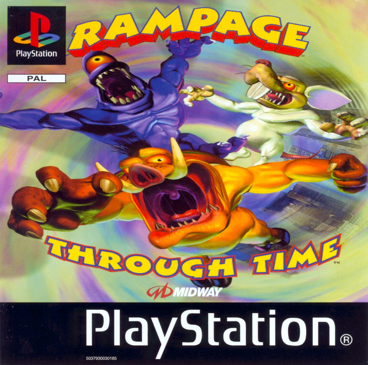 Portada de Rampage Through Time · EU