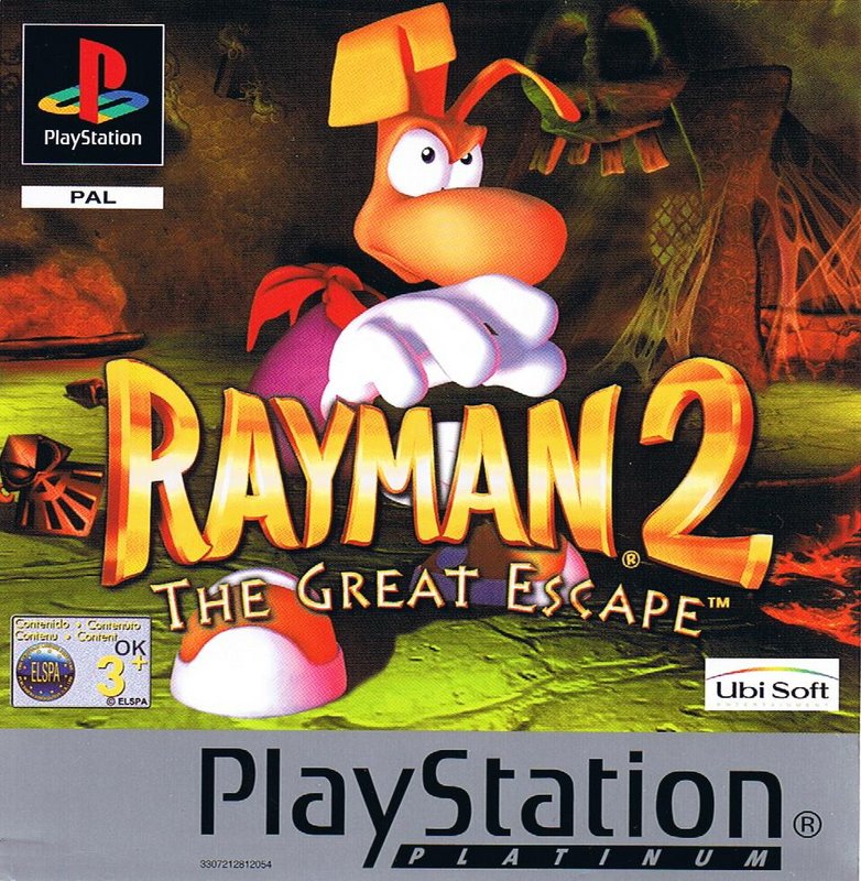 Portada · Platinum de Rayman 2 - The Great Escape · EU