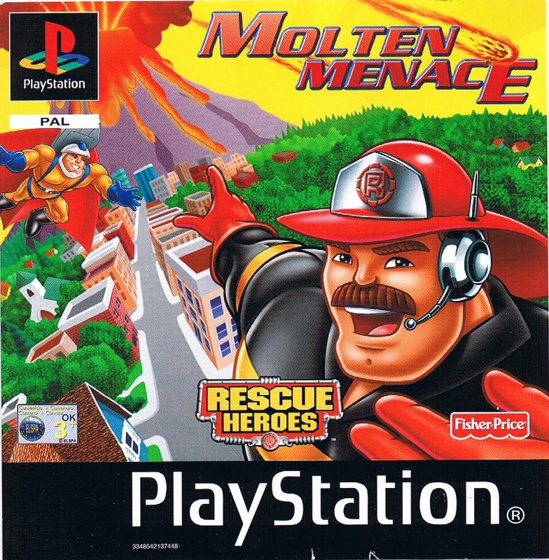 Portada de Rescue Heroes Molten Menace · EU