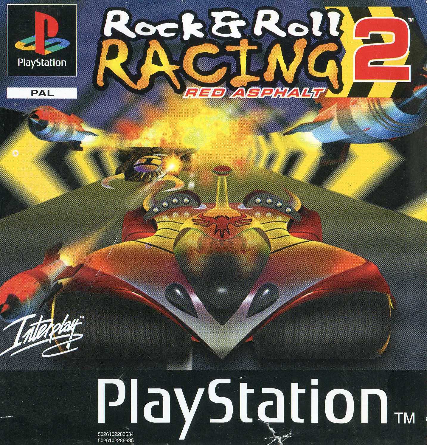 Portada de Rock & Roll Racing 2: Red Asphalt · PAL Europa