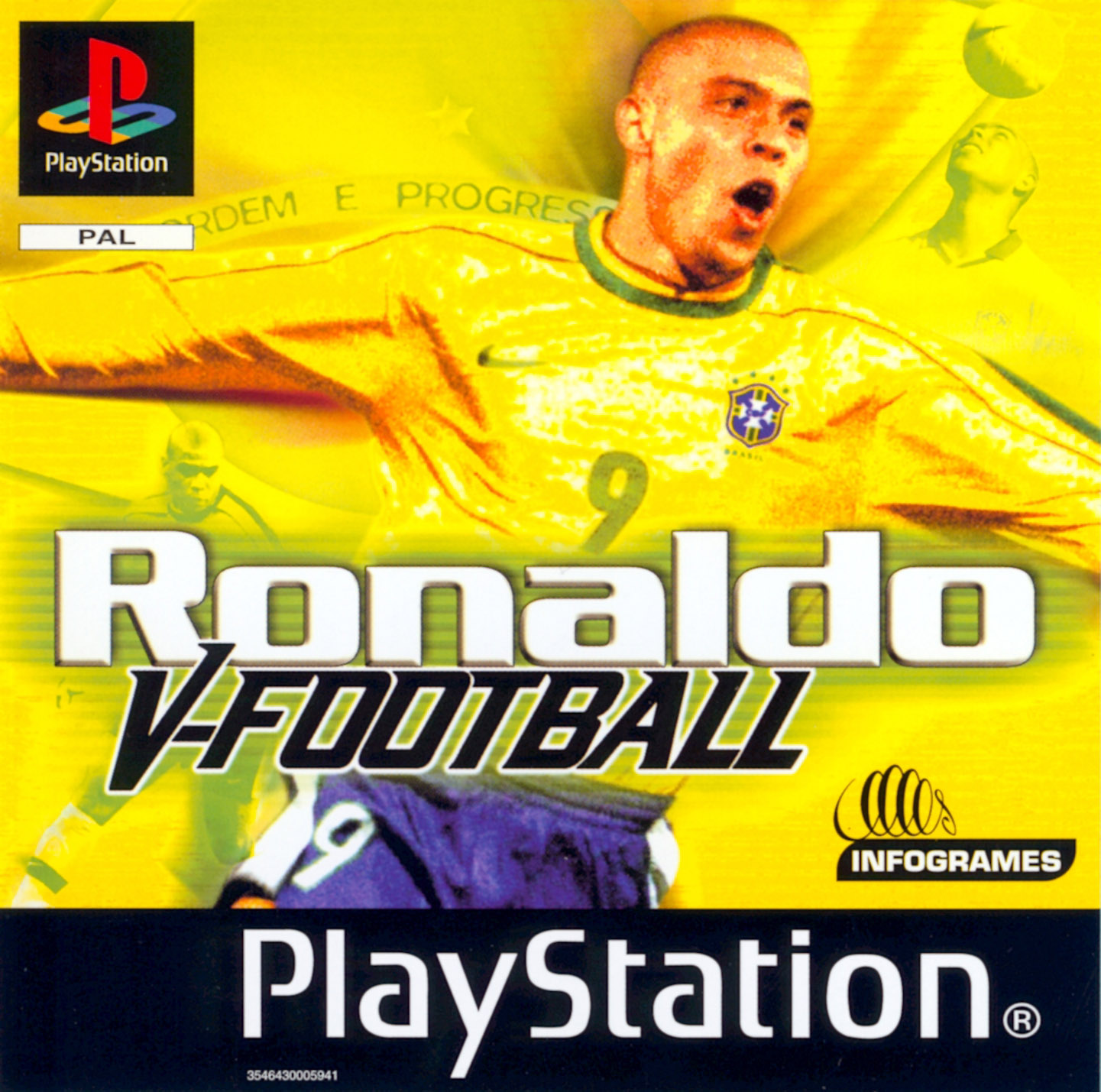 Portada de Ronaldo V-Football · PAL Europa
