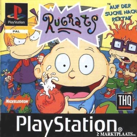 Portada de Rugrats - De Speurtocht naar Reptar · PAL Países Bajos