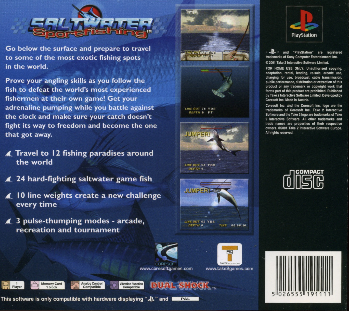 Contraportada de Saltwater Sportfishing · EU