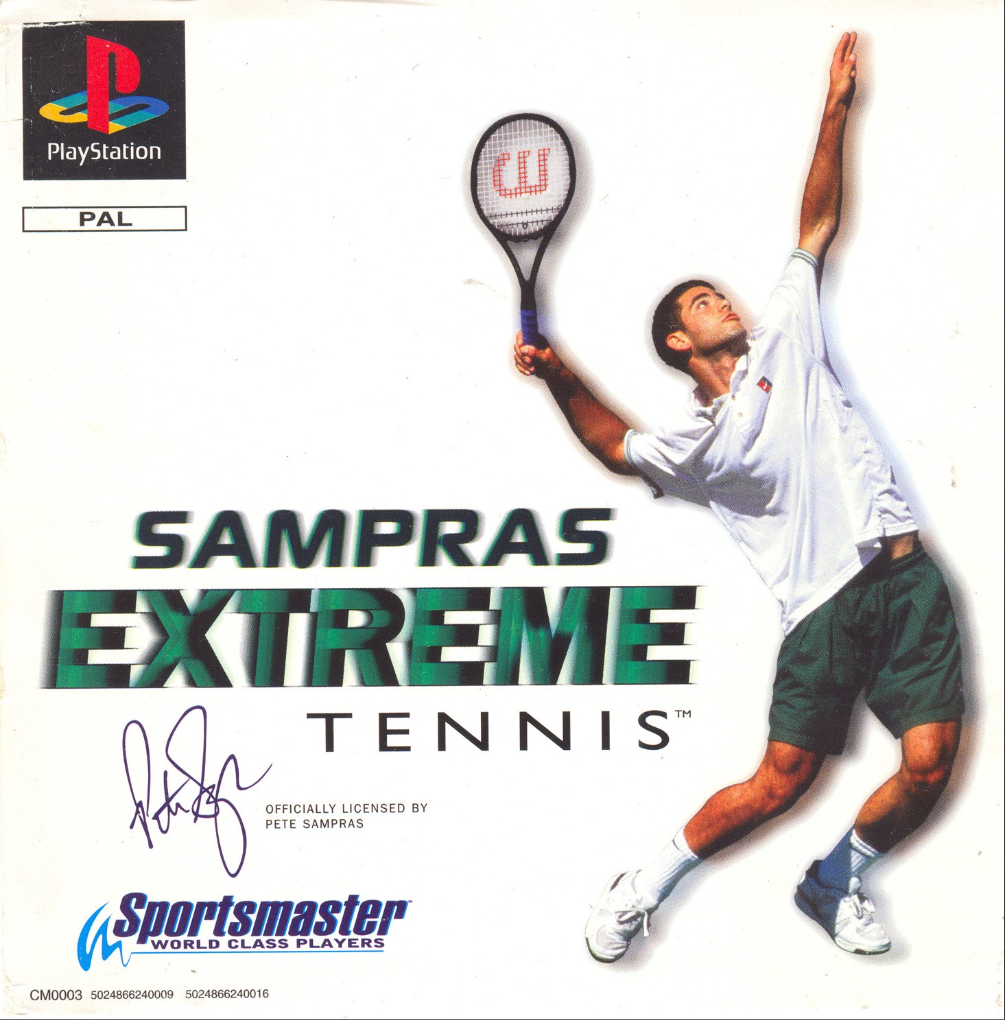 Portada de Sampras Extreme Tennis · EU