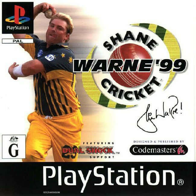 Portada de Shane Warne Cricket '99 · PAL Australia