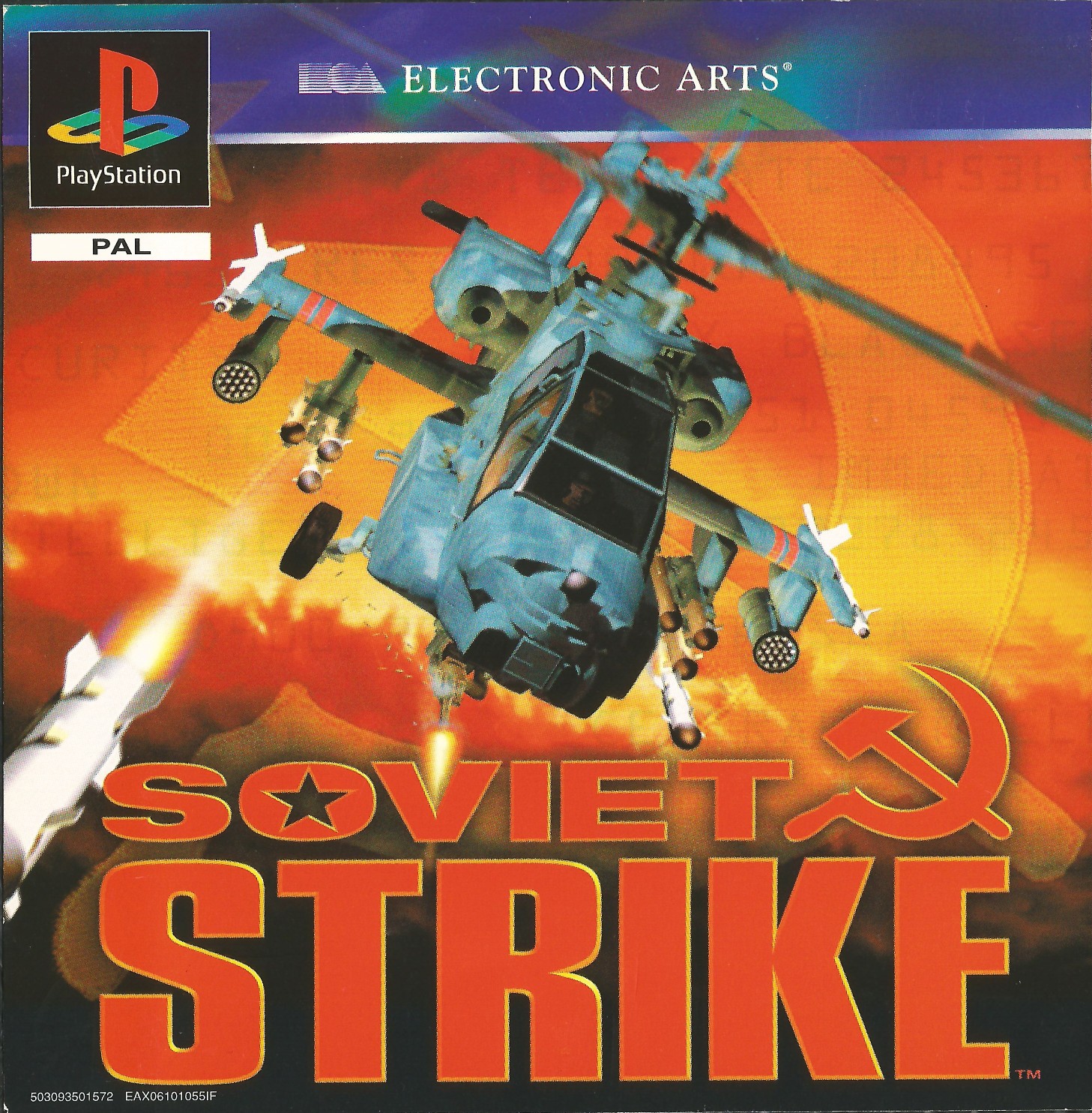 Portada de Soviet Strike · PAL Europa