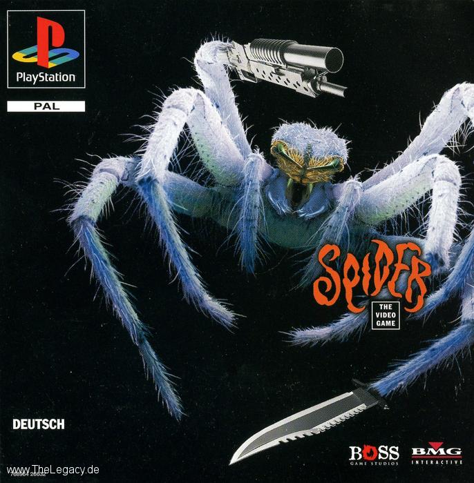 Portada de Spider The Video Game · PAL Alemania