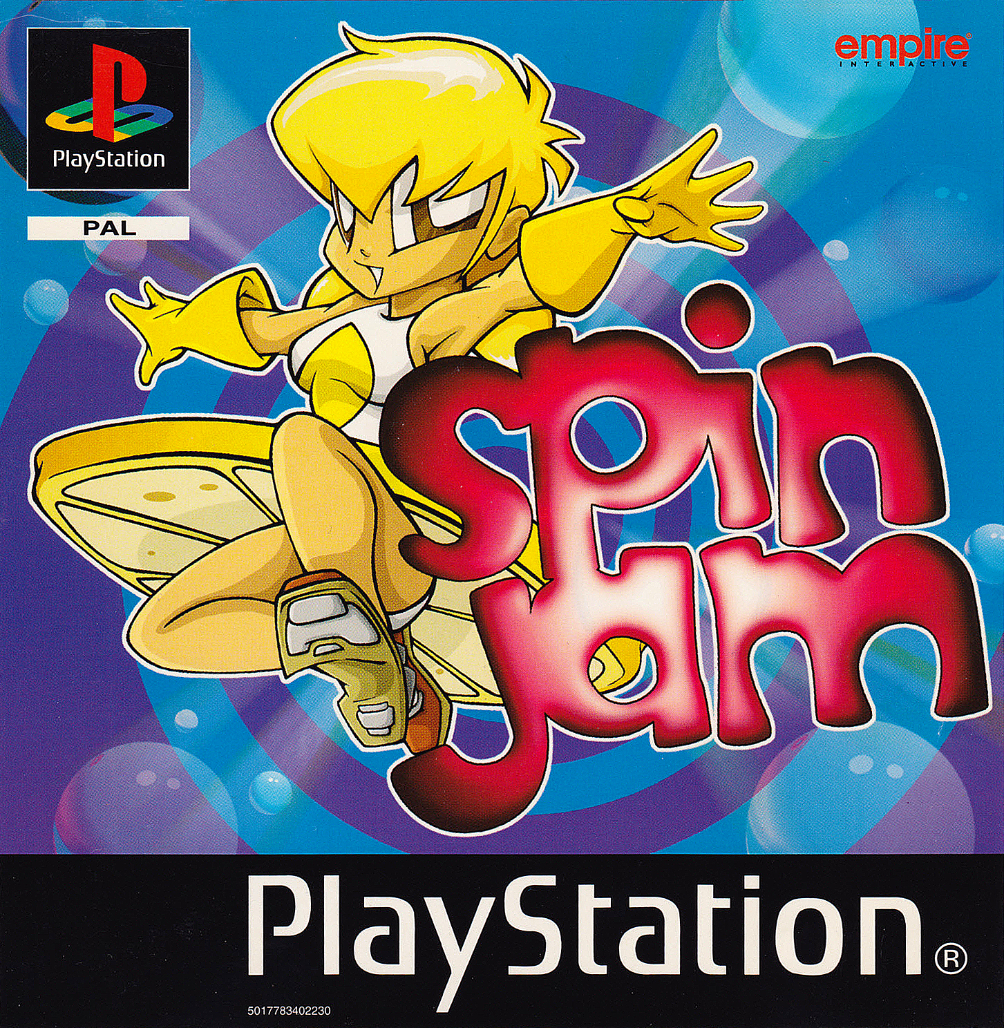 Portada de Spin Jam · PAL Europa