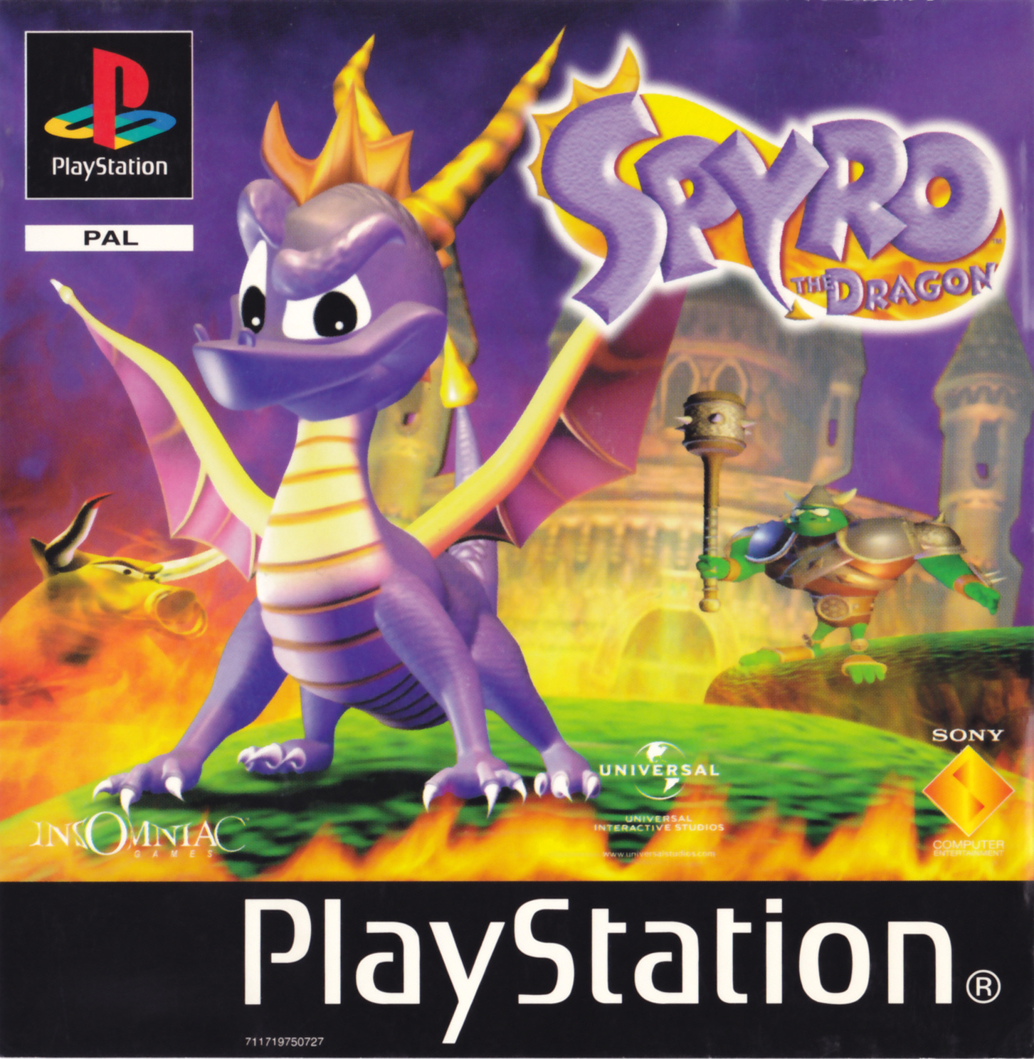 Portada de Spyro the Dragon · EU
