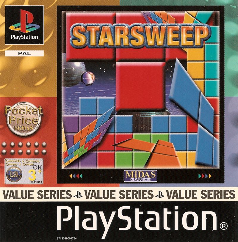 Portada de Starsweep · PAL Europa