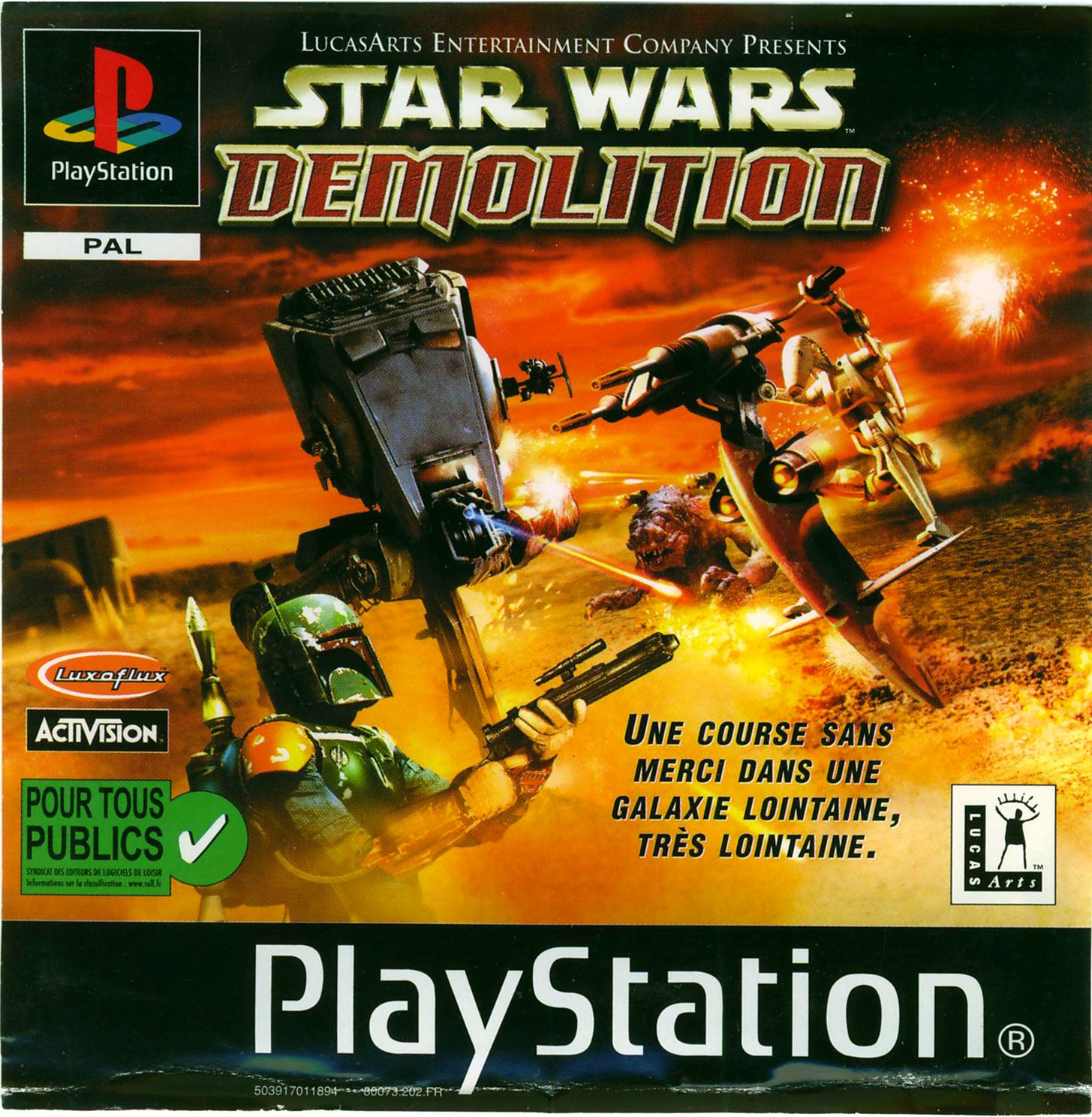 Portada de Star Wars - Demolition · PAL Francia