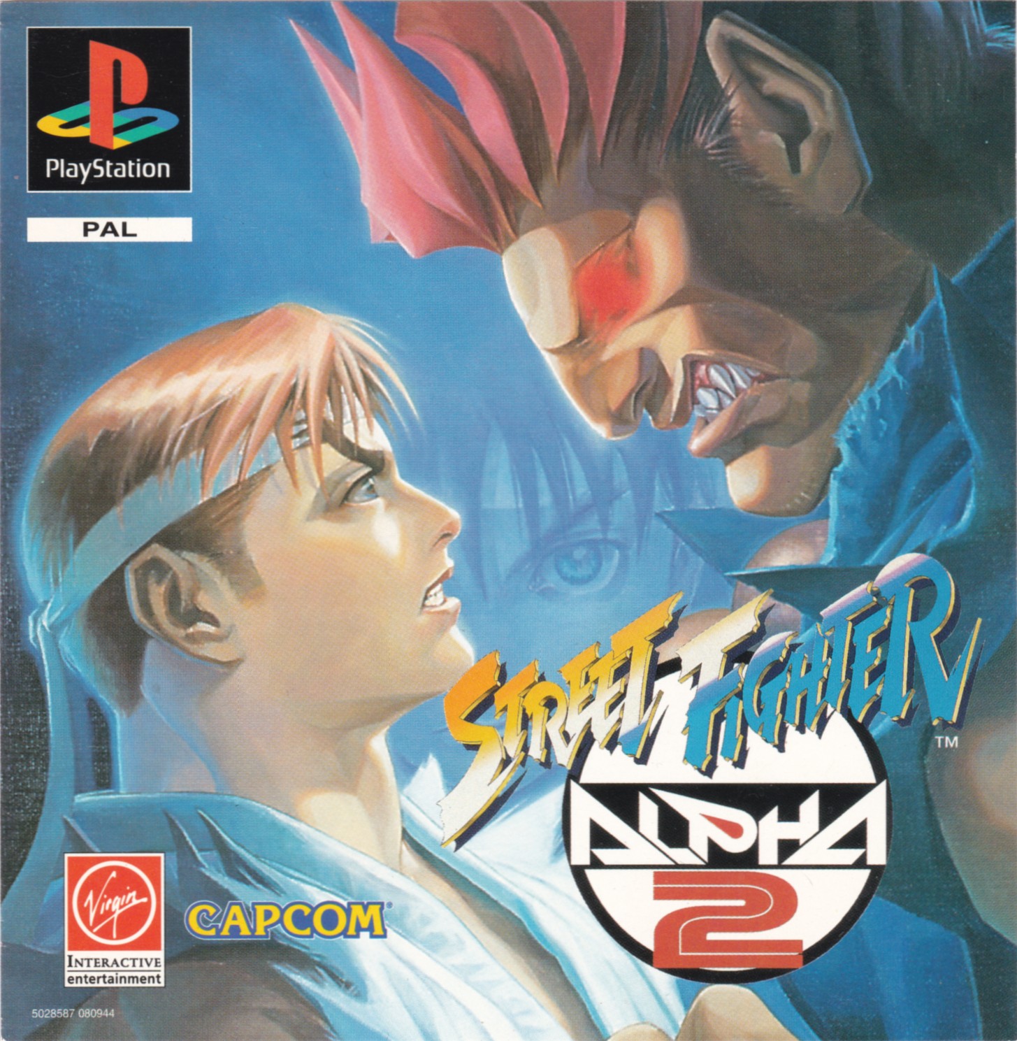 Portada de Street Fighter Alpha 2 · PAL Europa