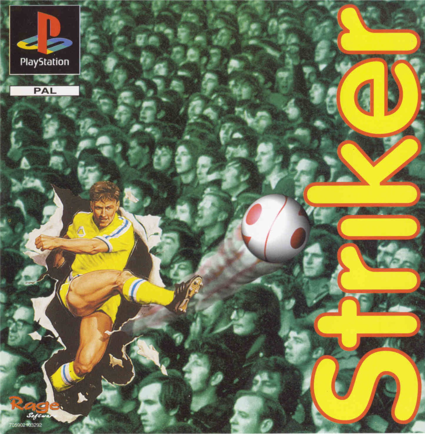 Portada de Striker '96 · PAL Europa