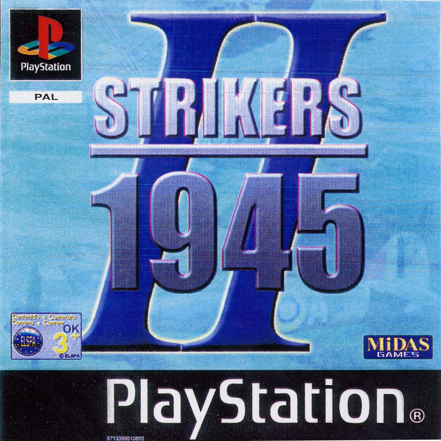 Portada de Strikers 1945 II · PAL Europa