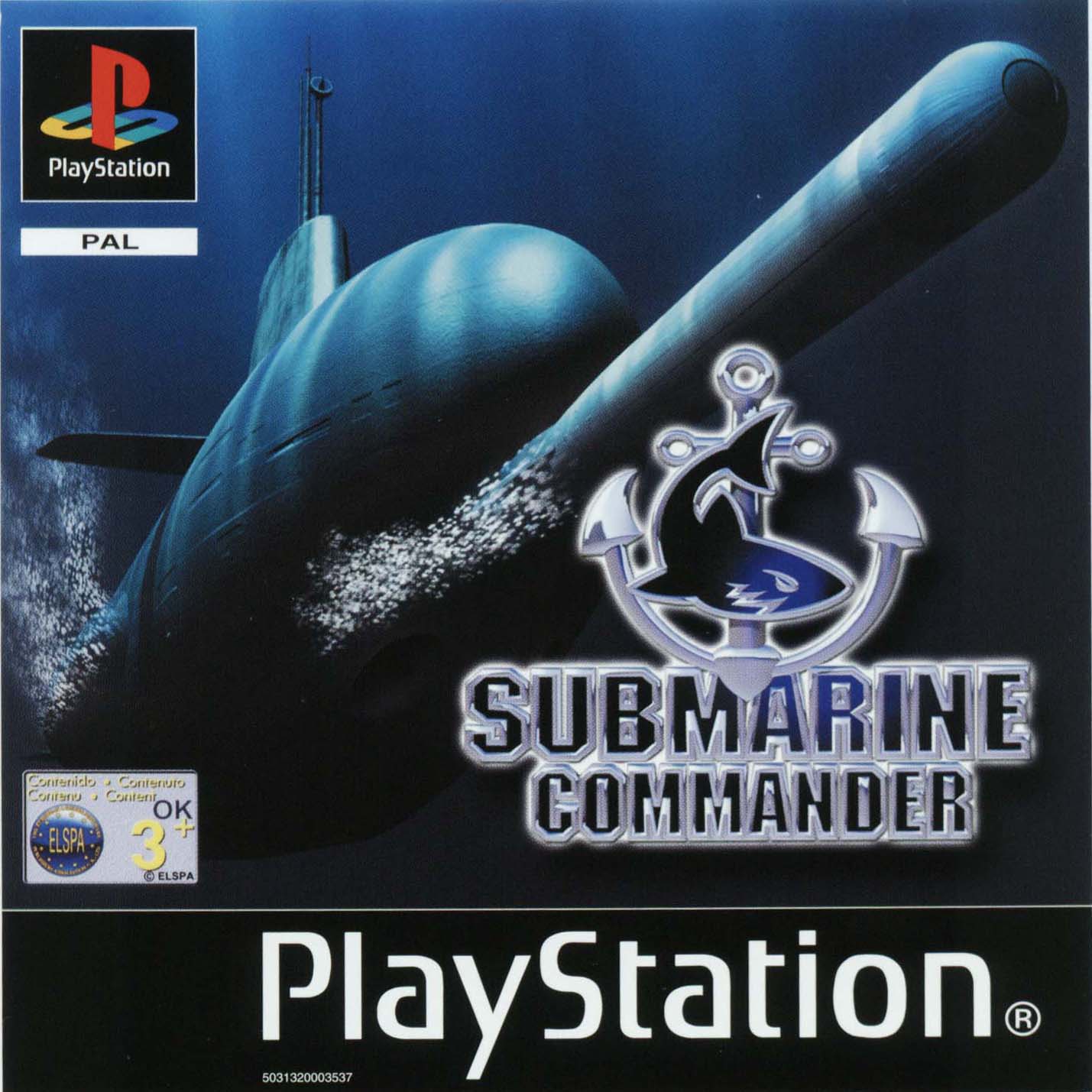Portada de Submarine Commander · PAL Europa