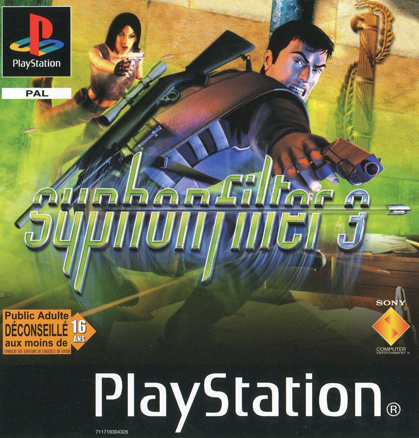 Portada de Syphon Filter 3 · PAL Francia