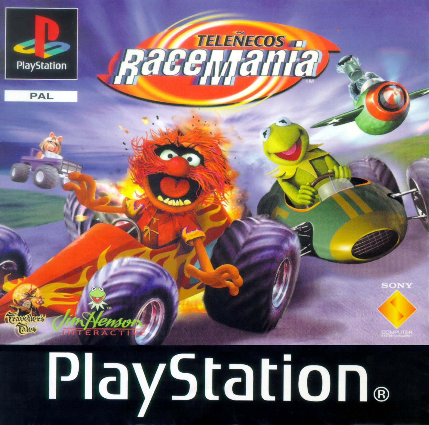 Portada de Teleñecos Racemania · PAL España