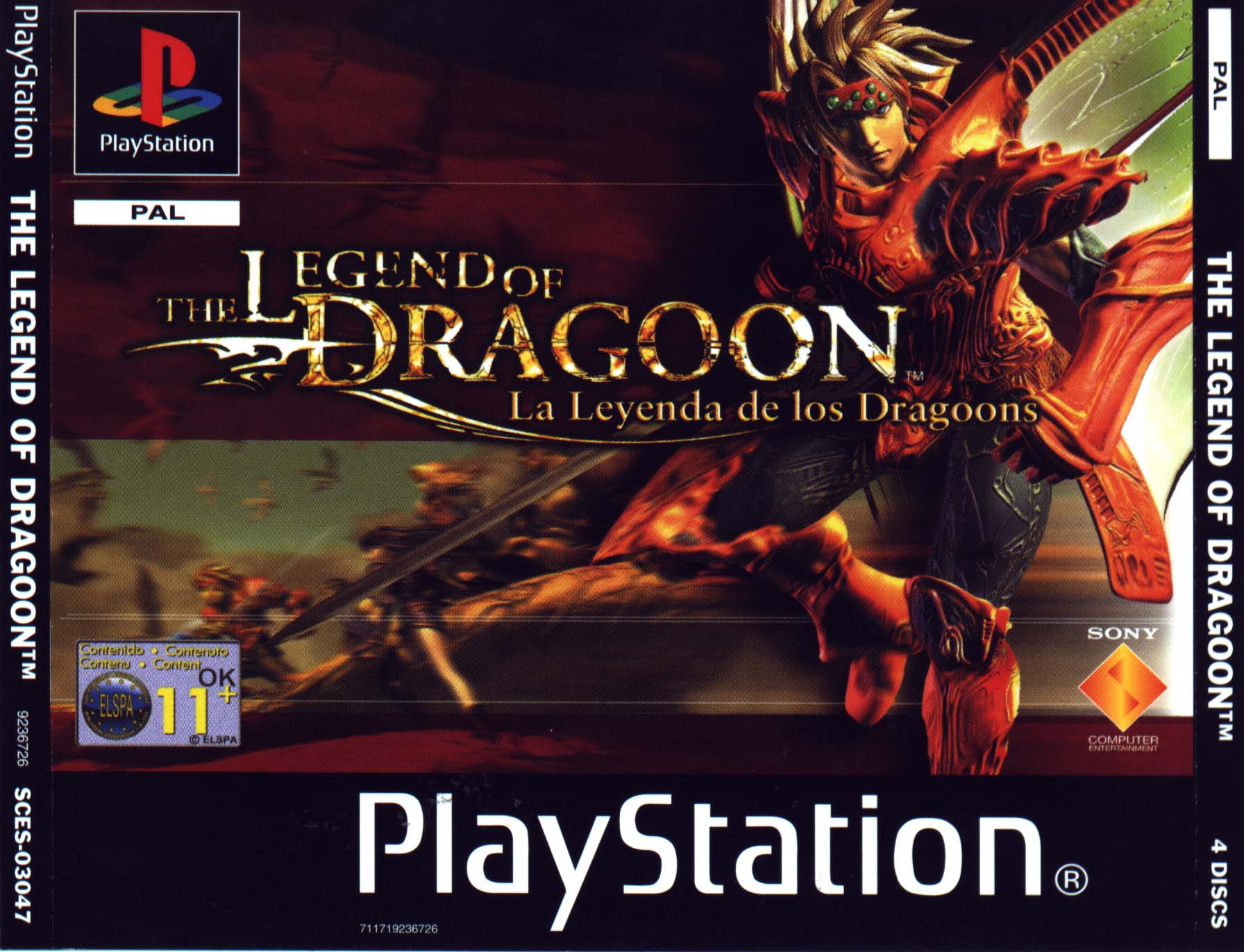 Portada de Legend of Dragoon · ES
