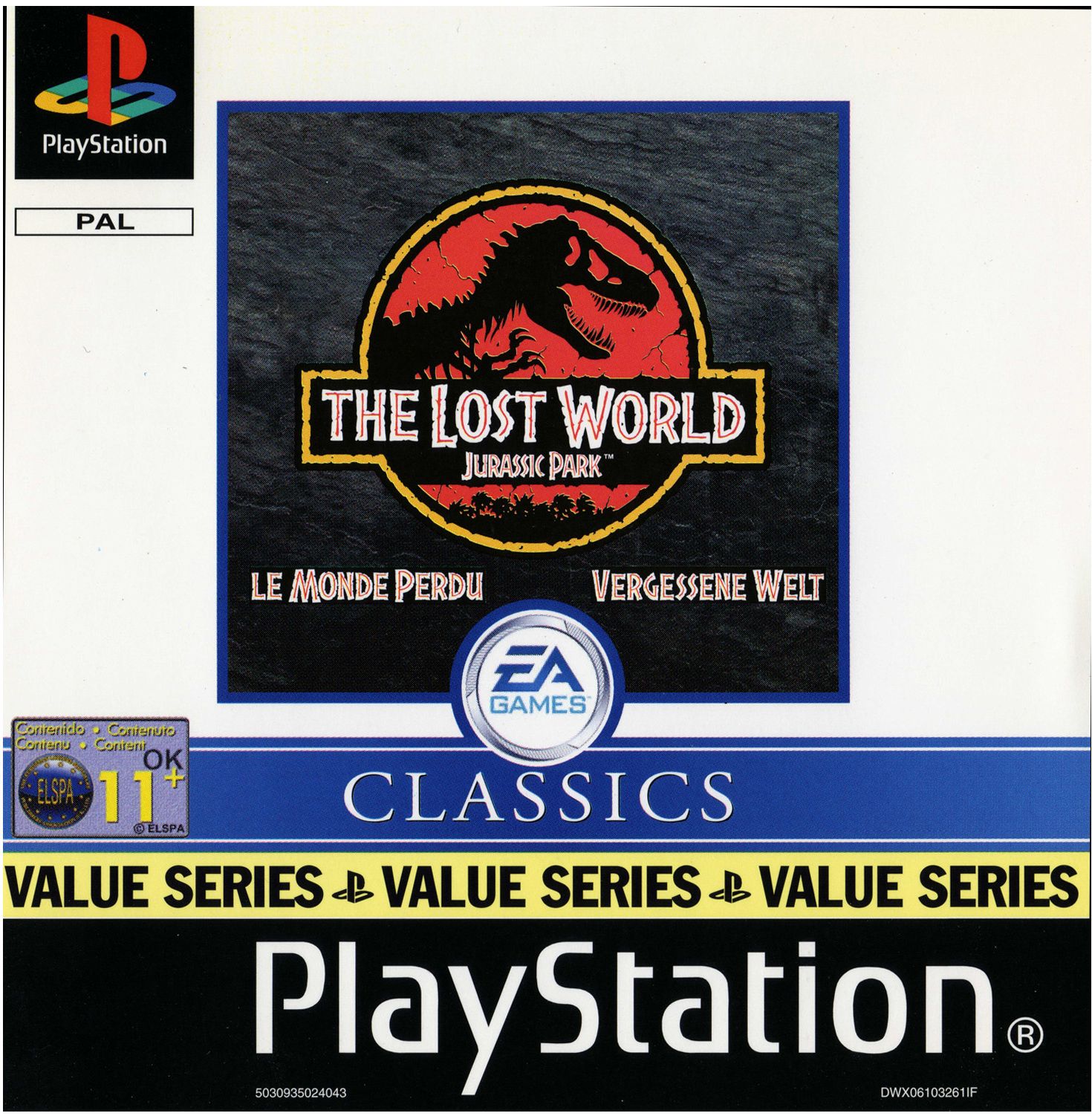 Portada de Lost World Jurassic Park · EU