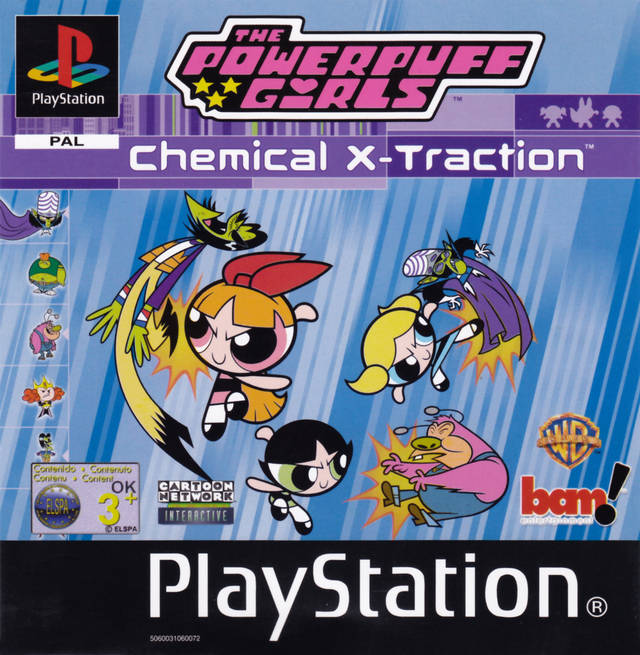 Portada de Powerpuff Girls Chemical X-Traction · PAL Europa