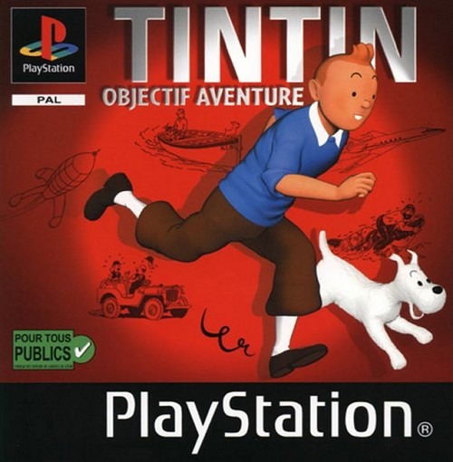 Portada de Tintin Destination Adventure · FR