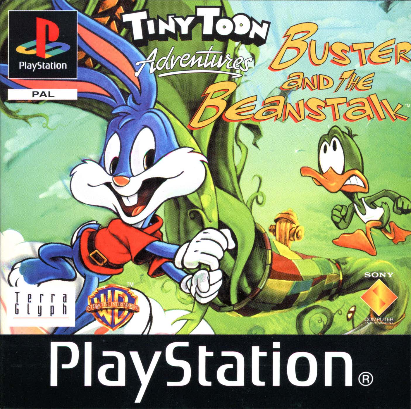 Portada de Tiny Toon Adventures Buster & The Beanstalk · EU