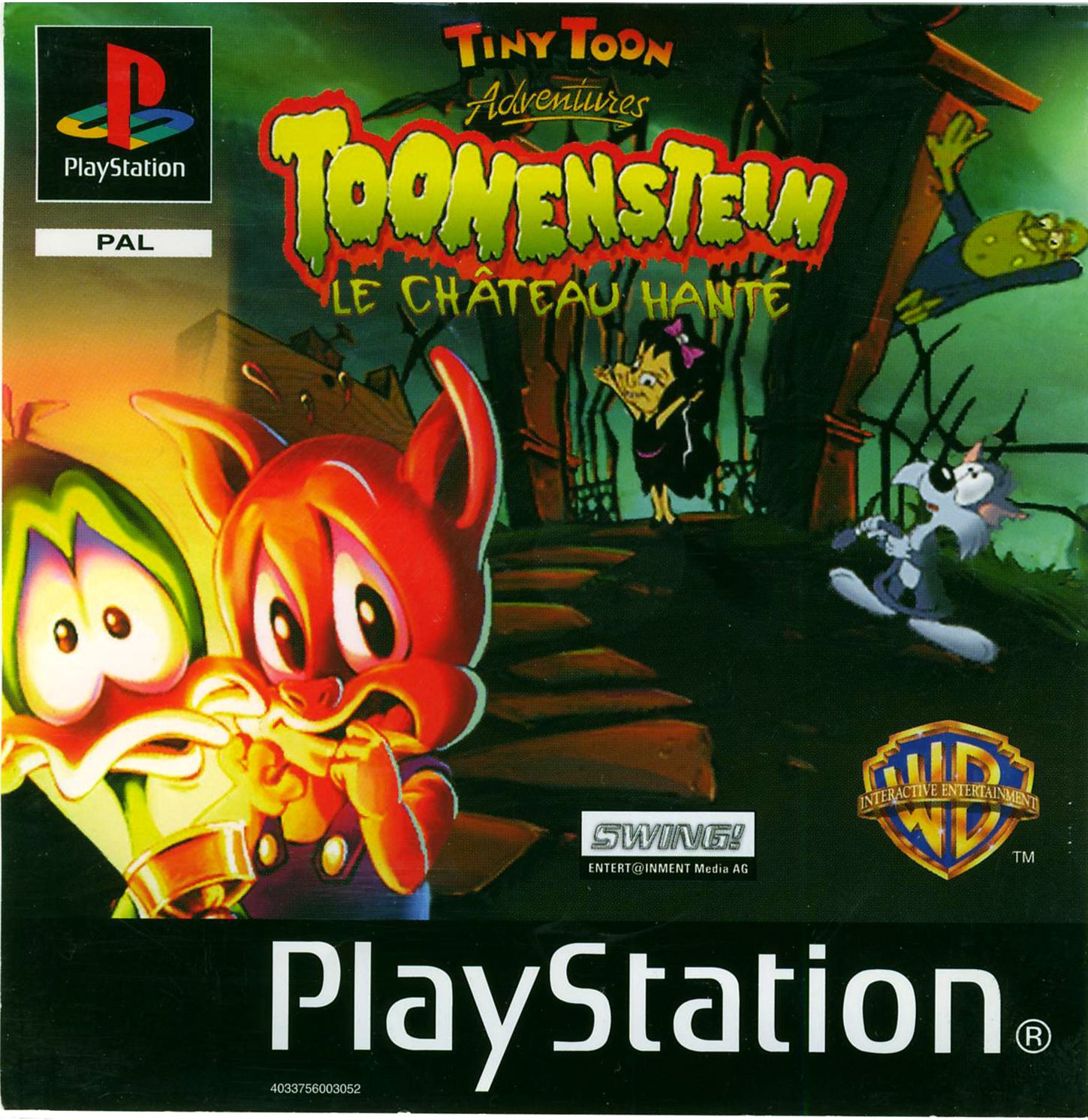 Portada de Tiny Toon Adventures - Toonenstein - Le Chateau Hante · FR