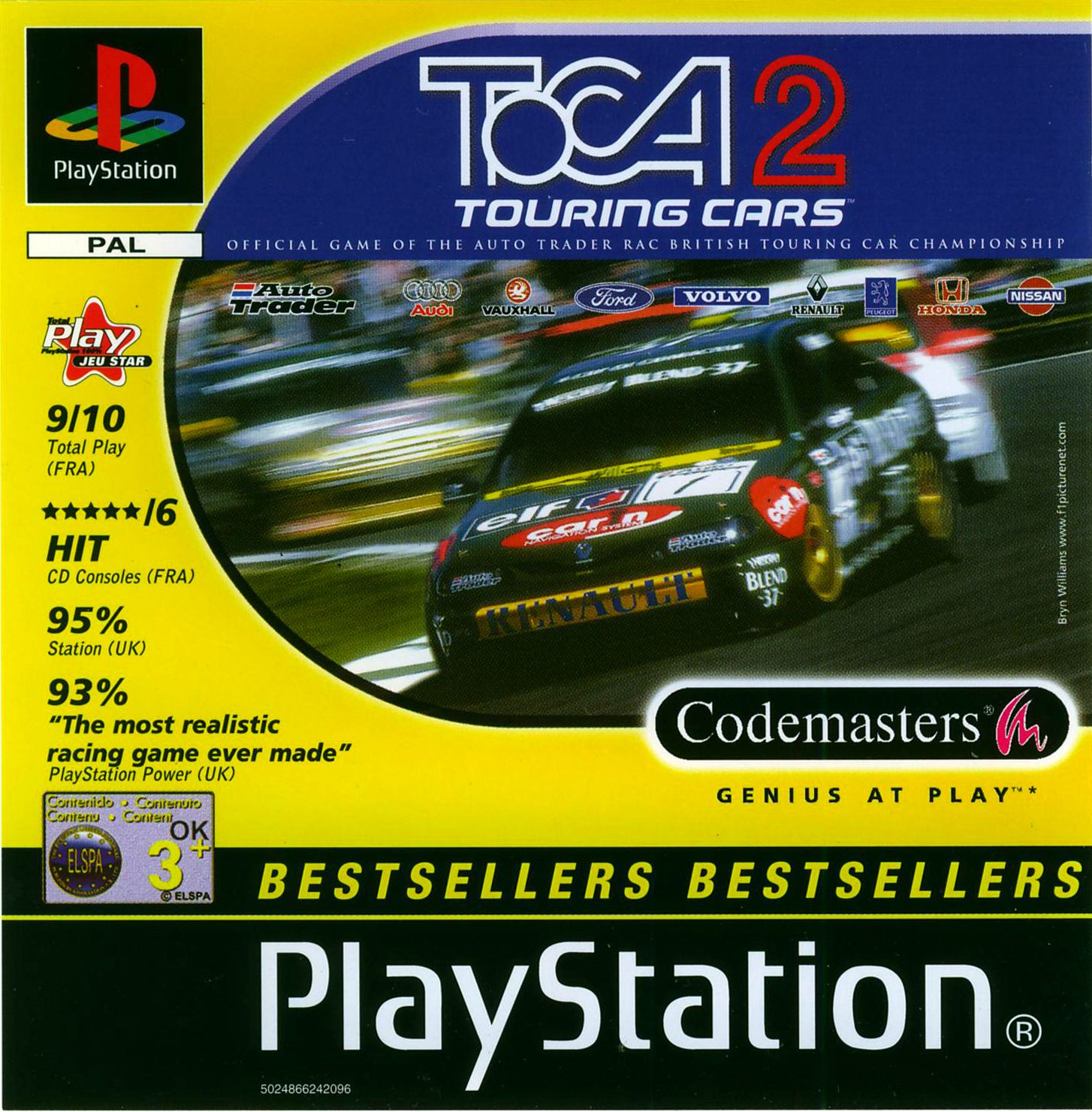 Portada de Toca 2 - Touring Cars · EU