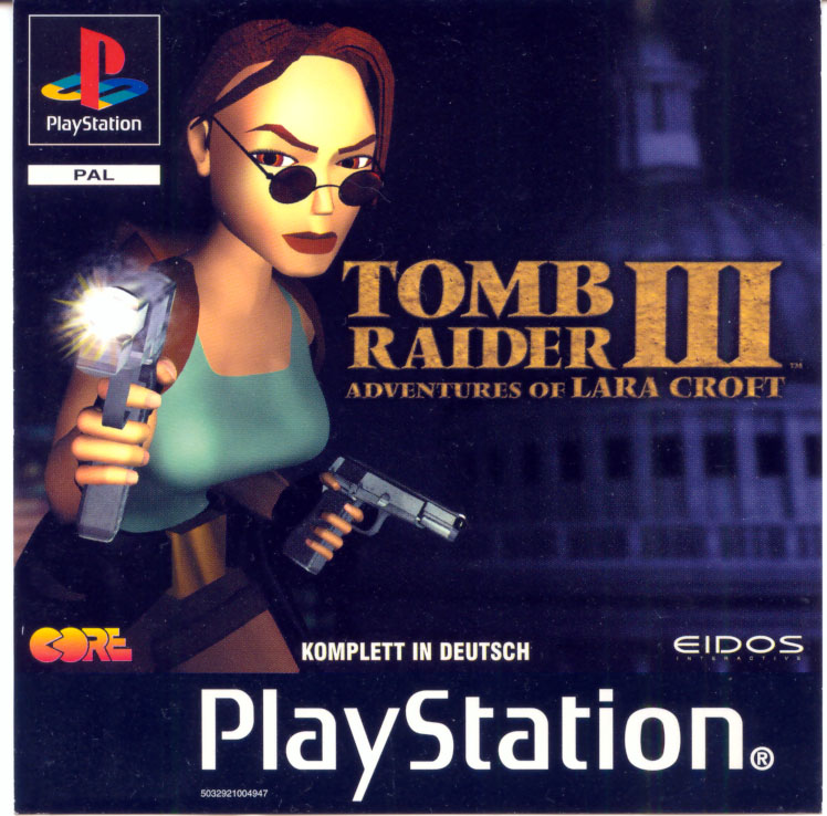 Portada de Tomb Raider III - Adventures of Lara Croft · PAL Alemania