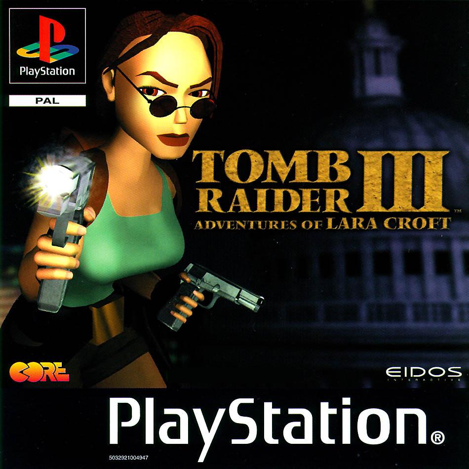 Portada de Tomb Raider III - Adventures of Lara Croft · PAL España