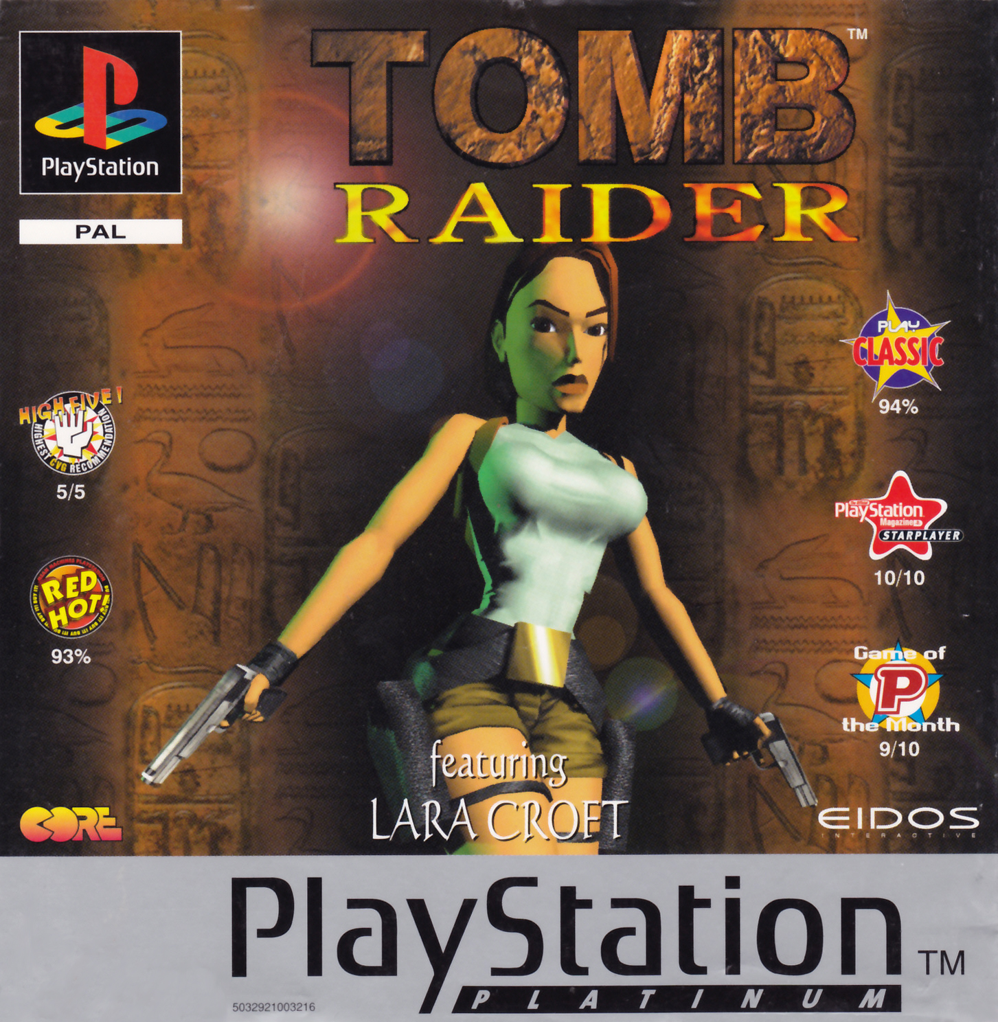 Portada · Platinum de Tomb Raider · EU