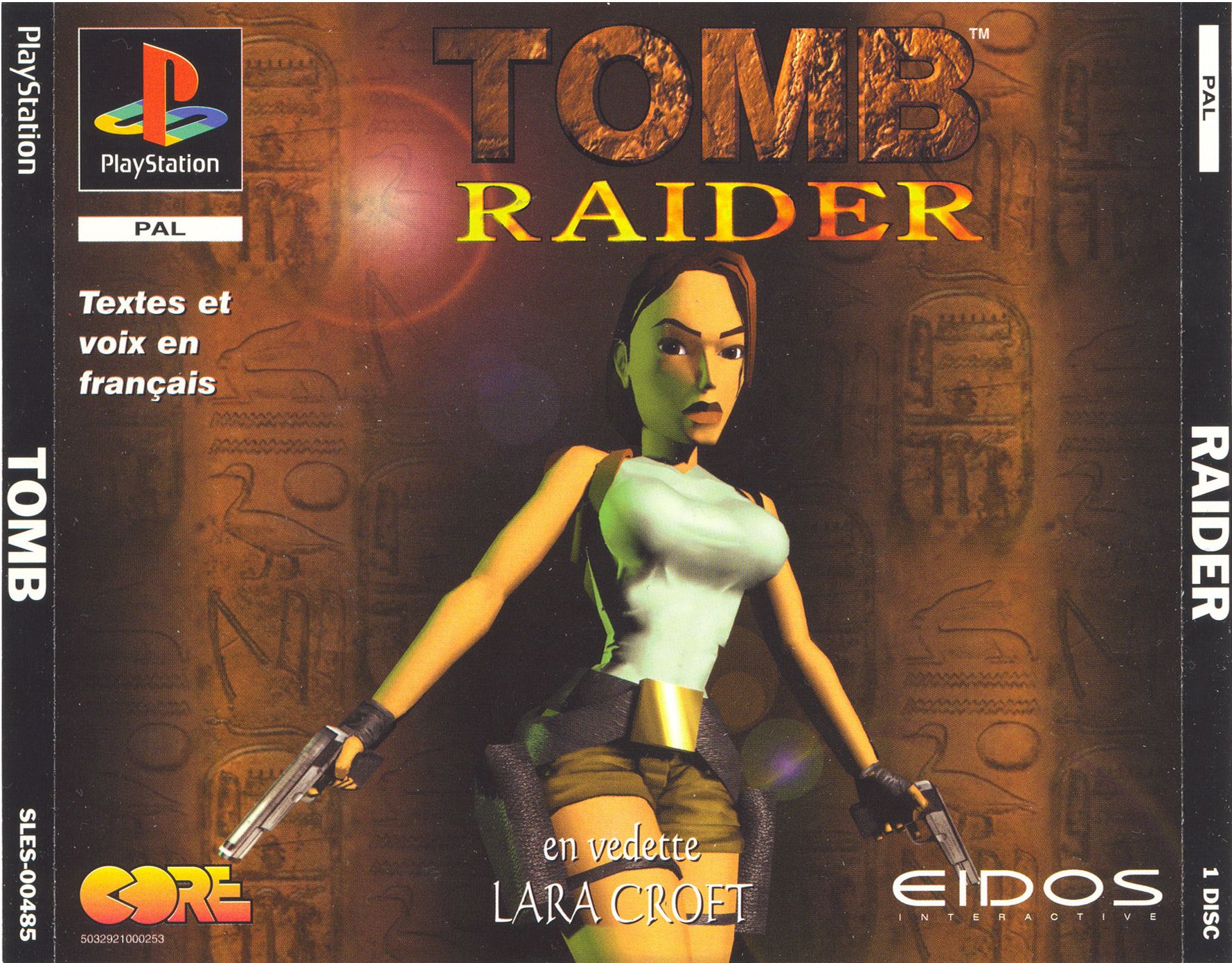 Portada de Tomb Raider · PAL Francia